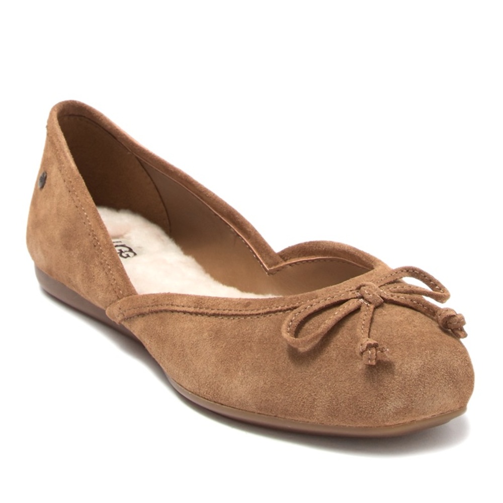 🆕UGG Flats with Sheepskin Lining - Picture 2 of 15